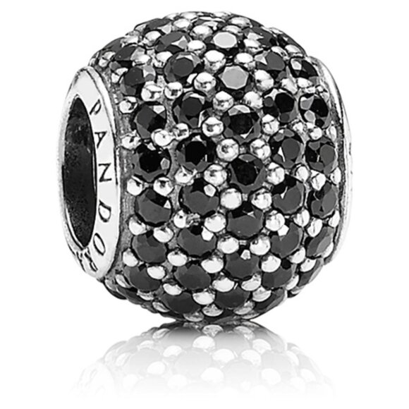 Authentic Retired Pave Lights Bead with Black Nano Crystal - 791051NCK - Picture 5 of 5